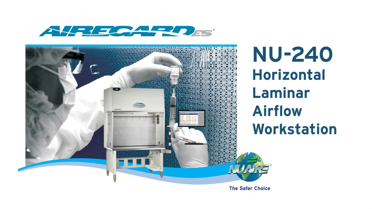AireGard ES (Energy Saver) NU-240 Bench Top Horizontal Laminar Airflow Workstation