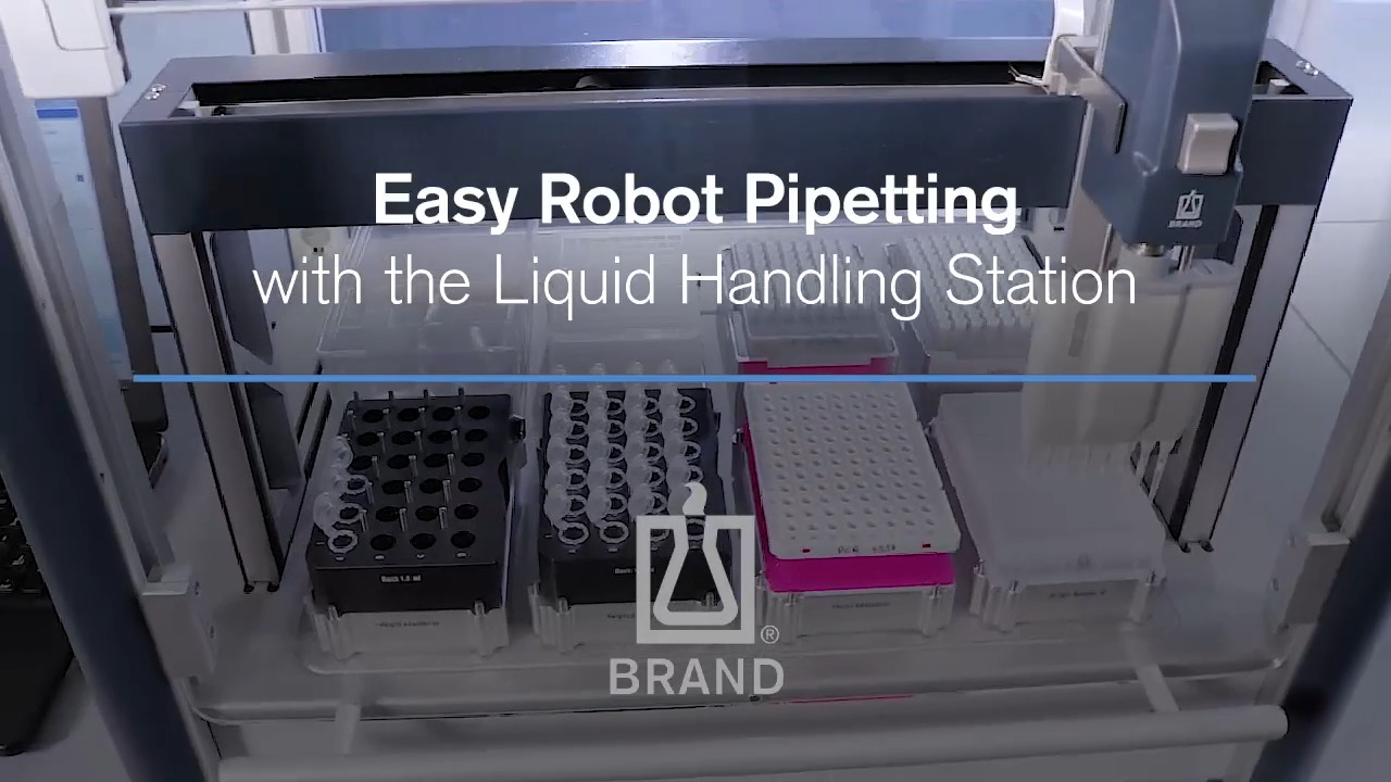 BRAND® Liquid Handling Station Pipetting Robot