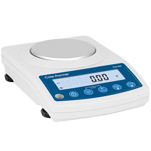 Cole-Parmer PB-300-200 Precision Portable Toploading Balance, 200g x 1mg, External Calibration