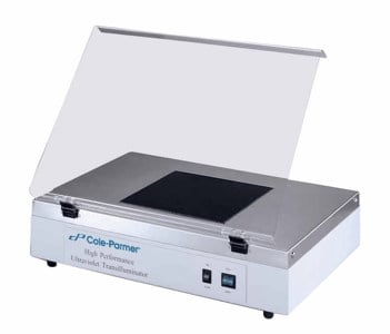 Cole-Parmer UV Transilluminator, 25W, 365nm, 20x40cm Filter; 115V