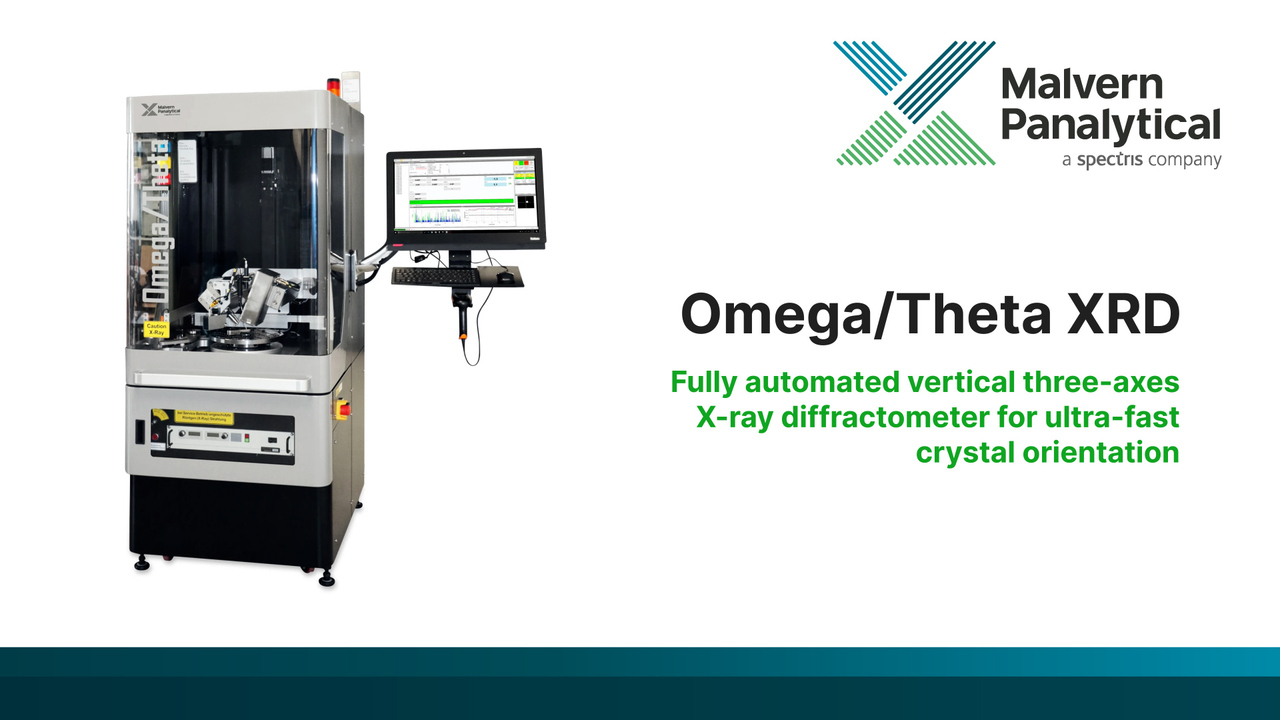 Crystal Orientation Omega/Theta - X-Ray Diffractometer