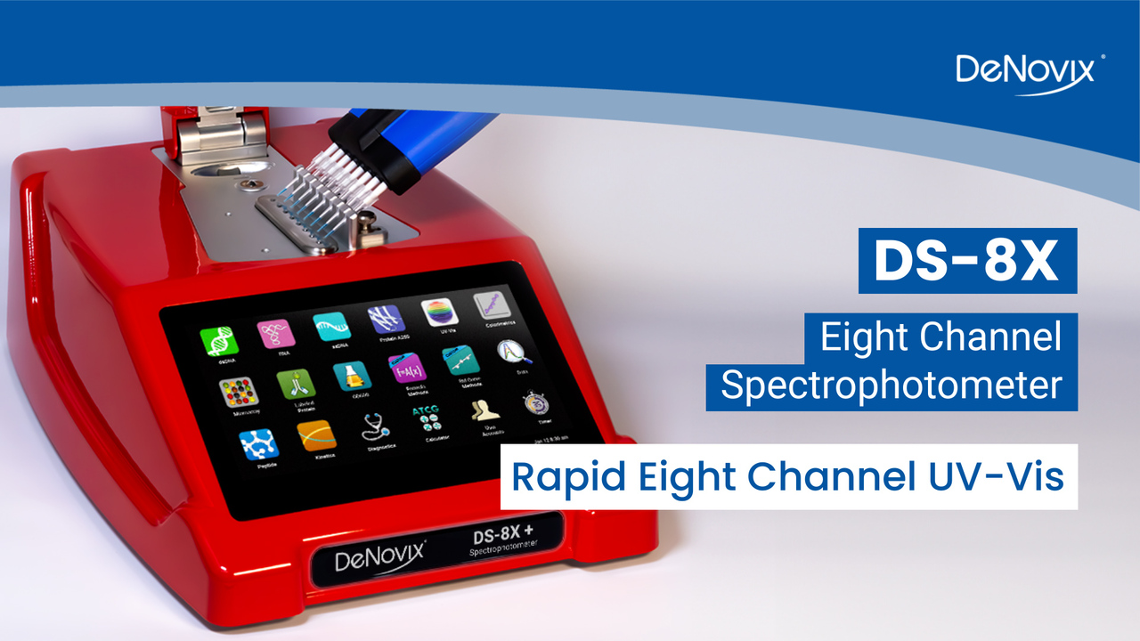 DS-8X Eight Channel Spectrophotometer