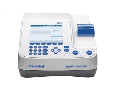 Eppendorf BioPhotometer D30 Single Beam UV-Vis Spectrophotometer