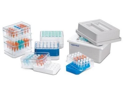 Eppendorf IsoTherm system starter set, includes IsoSafe, IsoRack, 0°C IsoPack and –21°C IsoPack - For 1.5/2.0 ml tubes