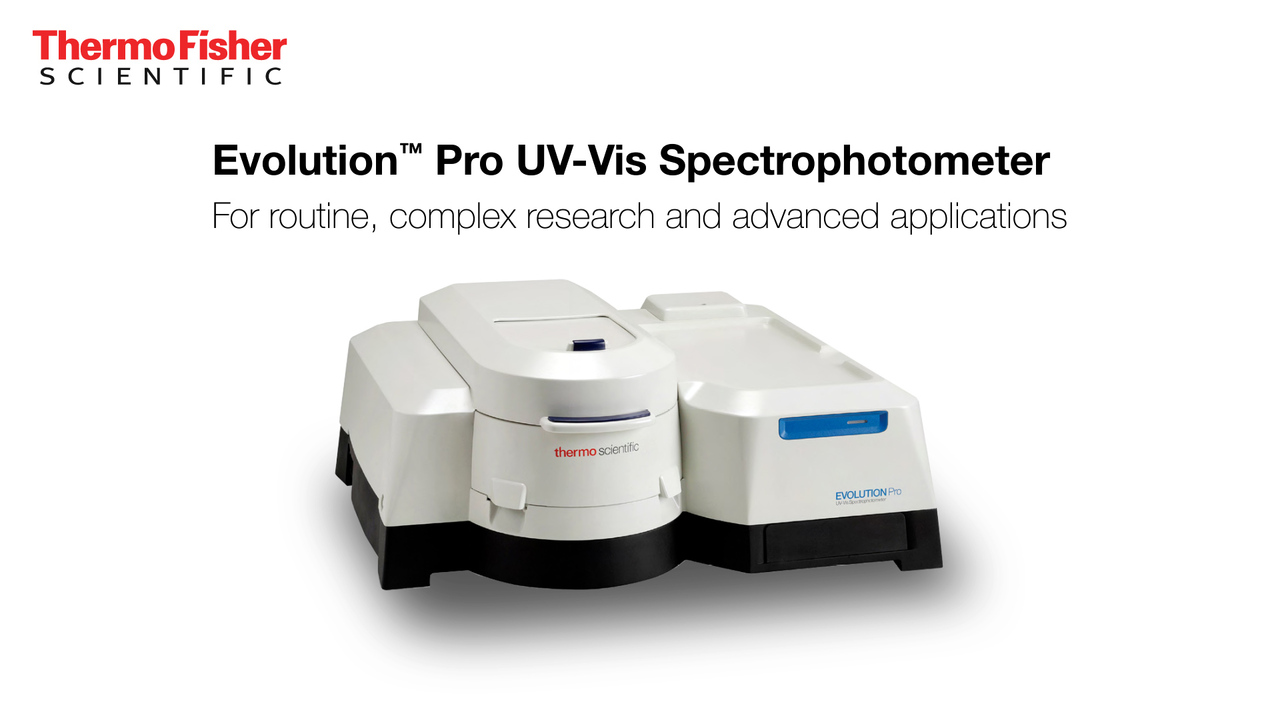 Evolution™ Pro UV-Vis Spectrophotometer