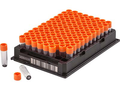 FluidX 0.5ml Dual-coded Tube, 96-format, External Thread