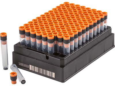 FluidX 0.9ml Dual-coded Tube, 96-format, Internal Thread