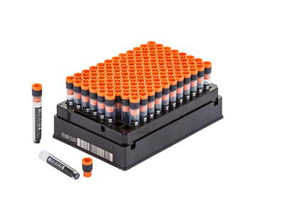 FluidX 0.9ml Tri-coded Tube, 96-format, Internal Thread