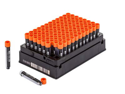 FluidX 1.0ml Tri-coded Tube, 96-format, External Thread