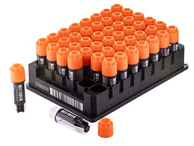 FluidX 1.6ml Tri-coded Tube, 48-format, External Thread, Maximum Recovery