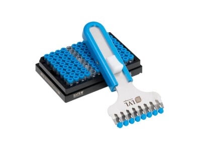 LVL SAFE® Cap Manual 8 Channel DeCapper for Push Cap Mats with eject function