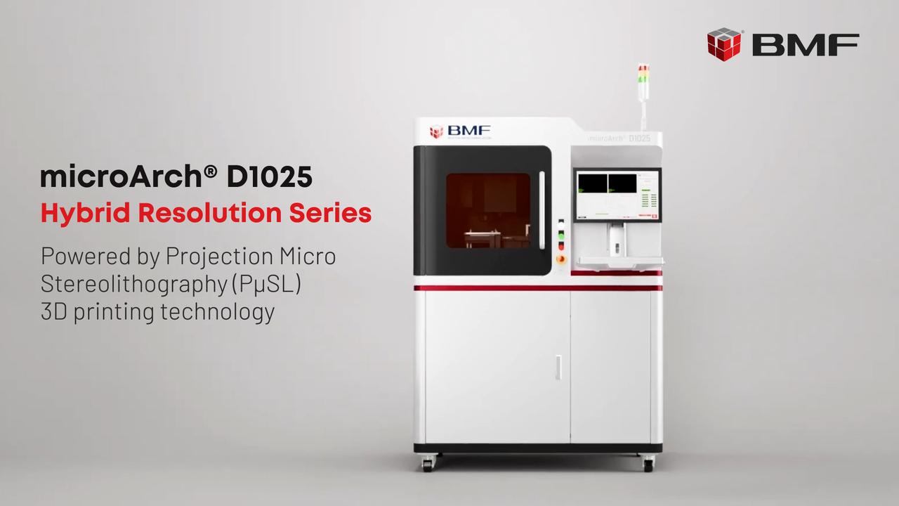 microArch D1025 Hybrid Resolution 3D Printer