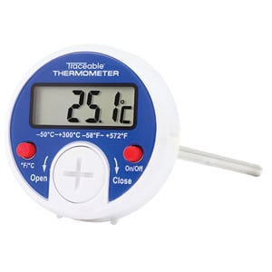 Traceable Calibrated Digital Pocket Thermometer Ultra; ±0.4°C Accuracy at Tested Points