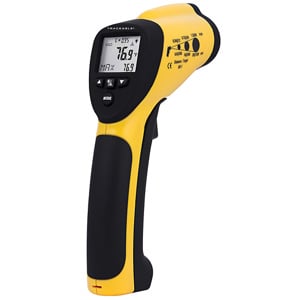 Traceable Calibrated Infrared Thermometer, 50:1 Ratio, 0.1-1.0 Emissivity